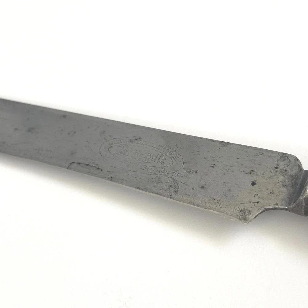 Antique John Nowill & Son Sheffield England Knife Natural Antler Handle 13.5